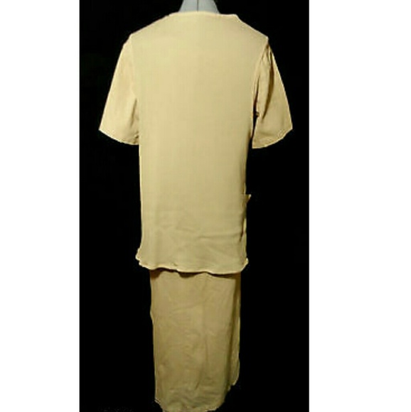 PEACES Outback Safari Dress Set S Khaki Maxi Cardi - Picture 7 of 8